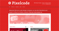 Desktop Screenshot of pixelcode.ie
